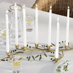 Brand New olive branch candle centerpiece holder - Pottery Barn